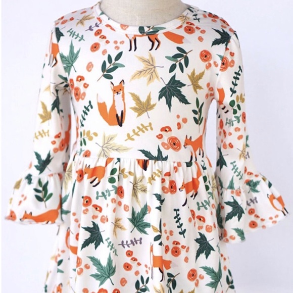Toddler fox dress - Picture 2 of 3